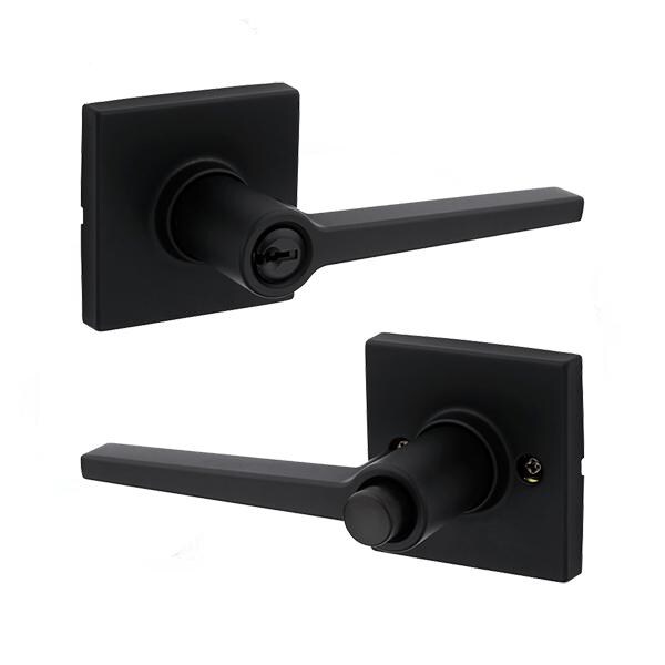 Kwikset Kwikset: Daylon Lever UL Entry Satin Black Finish KWS-SL6002DAL-514 - main